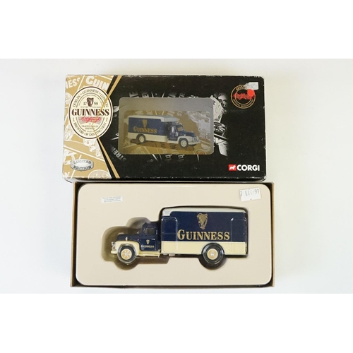 1018 - 11 boxed Corgi Guinness related diecast models to include 76403 Scania Curtainside, 22302 Leyland Su... 