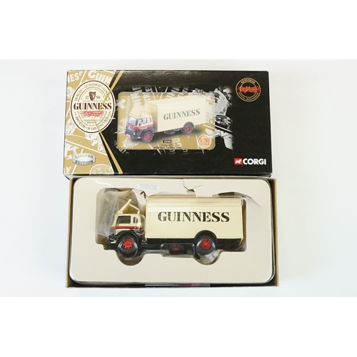 1018 - 11 boxed Corgi Guinness related diecast models to include 76403 Scania Curtainside, 22302 Leyland Su... 