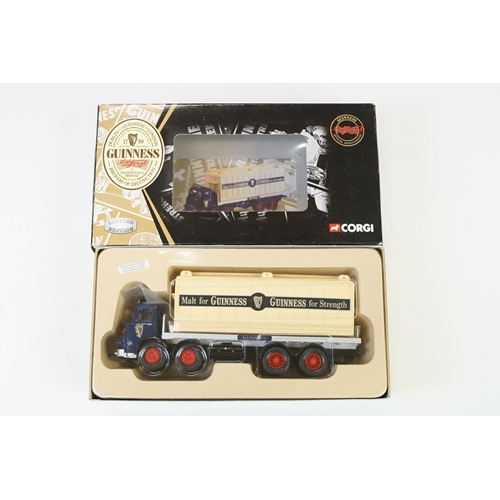 1018 - 11 boxed Corgi Guinness related diecast models to include 76403 Scania Curtainside, 22302 Leyland Su... 