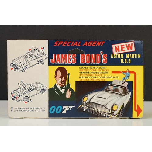 1326 - Carded / boxed Corgi 270 James Bond Aston Martin DB5 diecast model, complete with secret instruction... 