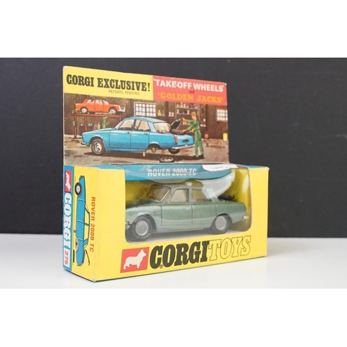 1328 - Two boxed Corgi Exclusive 'Golden Jacks' diecast models to include 341 Mini Marcos GT 850 in metalli... 