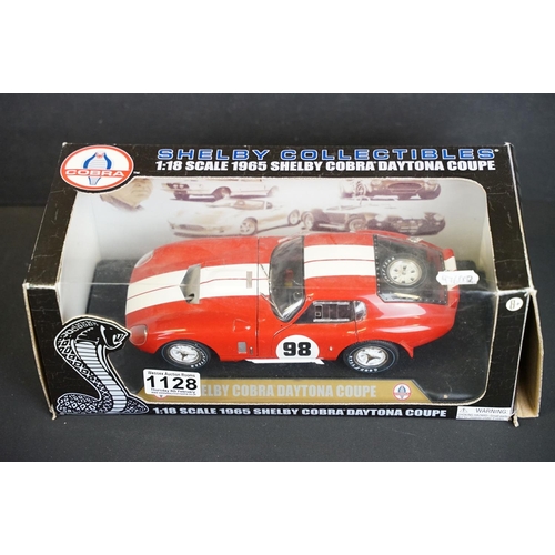 1128 - Collection of five boxed 1/18 scale diecast models to include Burago Model Hobby Ferrari 250 LM, Bur... 