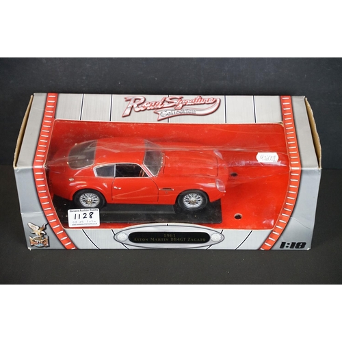 1128 - Collection of five boxed 1/18 scale diecast models to include Burago Model Hobby Ferrari 250 LM, Bur... 