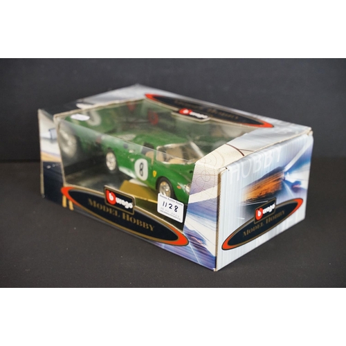 1128 - Collection of five boxed 1/18 scale diecast models to include Burago Model Hobby Ferrari 250 LM, Bur... 