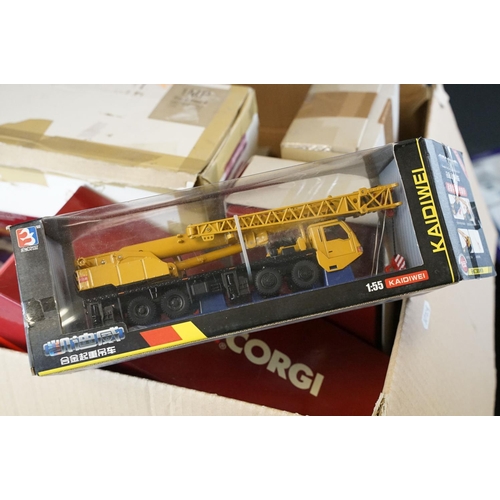 1136 - Collection of around 30 boxed diecast models to include mainly haulage models to include Corgi Super... 