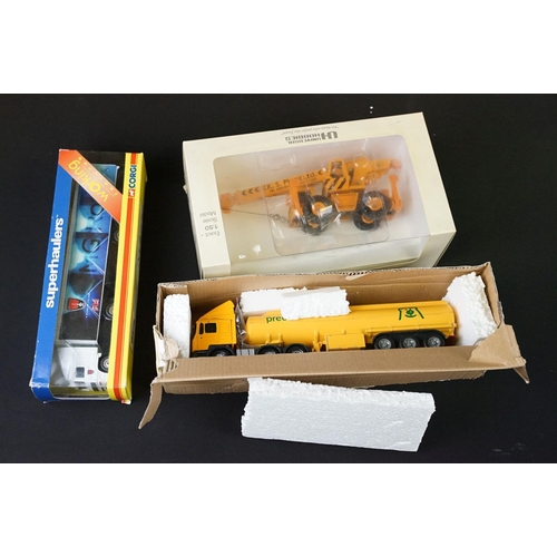 1136 - Collection of around 30 boxed diecast models to include mainly haulage models to include Corgi Super... 