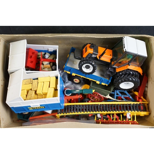 1149 - Collection of over 35 diecast & plastic farming models, mainly Britains, also including Corgi exampl... 