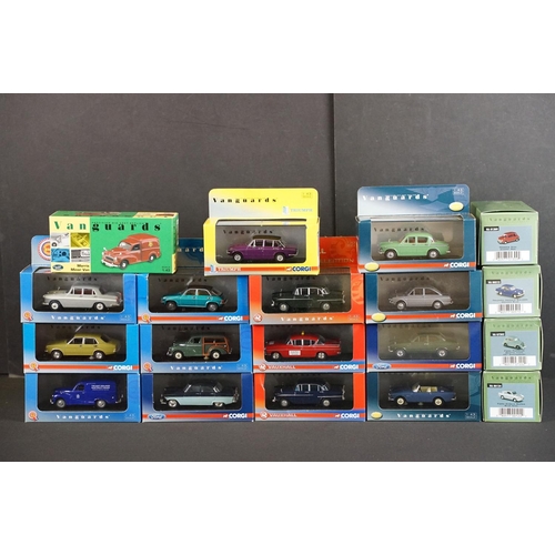 1150 - 19 boxed Vanguards diecast models to include VA07202, VA01309, VA01119, VA03811, VA00515, VA06104, V... 