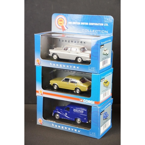 1150 - 19 boxed Vanguards diecast models to include VA07202, VA01309, VA01119, VA03811, VA00515, VA06104, V... 