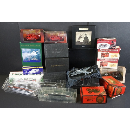 1152 - 15 Boxed diecast and metal models to include 7 x various Atlas, Corgi Precision Cast Classics (poor ... 