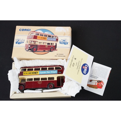 1153 - 20 Boxed Corgi diecast models to include Commercials from Corgi, Public Transport from Corgi, Routem... 