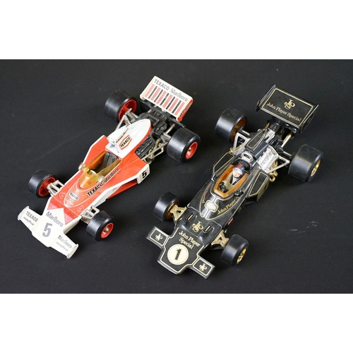 1155 - Collection of 13 unboxed 1/18 and 1/16 scale diecast models to include 2 x Corgi F1 Formula One cars... 