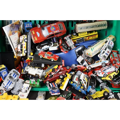 1161 - Collection of diecast models to include Matchbox, Burago, Solido, Majorette & Corgi examples, featur... 