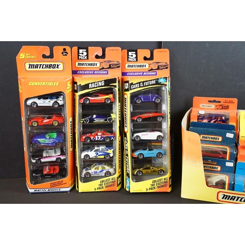 1162 - Around 40 boxed / carded Mattel Hot Wheels & Matchbox diecast models, circa 1980's / 90's, featuring... 