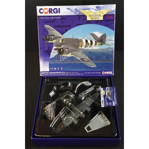 1163 - Three boxed Corgi The Aviation Archive 1/72 ltd edn diecast models to include AA38207 Douglas C-47 S... 