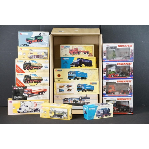 1166 - 17 boxed Corgi diecast models to include Corgi Classics featuring, 97327, 25301, 16305, 21501, 14501... 