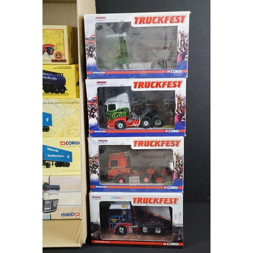 1166 - 17 boxed Corgi diecast models to include Corgi Classics featuring, 97327, 25301, 16305, 21501, 14501... 