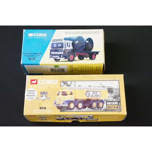 1166 - 17 boxed Corgi diecast models to include Corgi Classics featuring, 97327, 25301, 16305, 21501, 14501... 