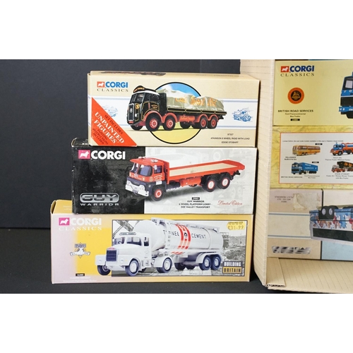 1166 - 17 boxed Corgi diecast models to include Corgi Classics featuring, 97327, 25301, 16305, 21501, 14501... 