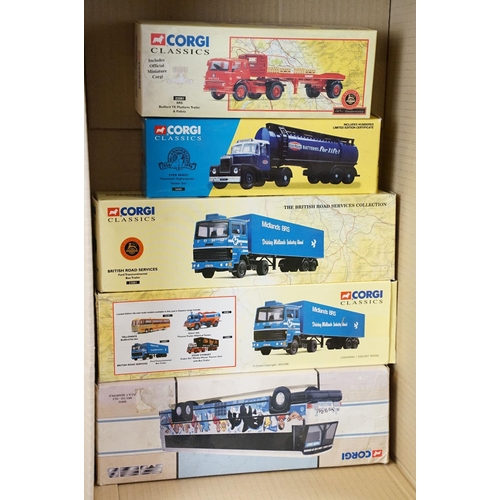 1166 - 17 boxed Corgi diecast models to include Corgi Classics featuring, 97327, 25301, 16305, 21501, 14501... 