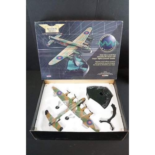 1168 - Two boxed Corgi The Aviation Archive ltd edn diecast models to include AA32612 Sights & Sounds Avro ... 