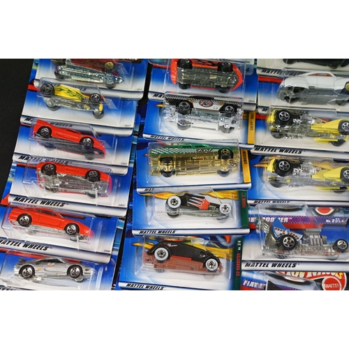 1170 - Around 120 carded Mattel Hot Wheels diecast models, appearing vg (some dustiness). (2 boxes)