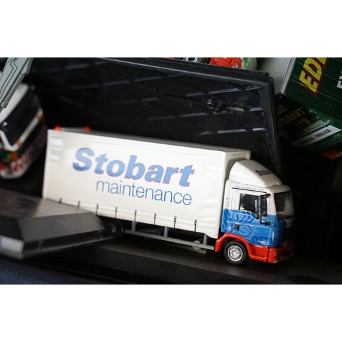 1174 - Large collection of various unboxed Eddie Stobart related Atlas Editions diecast display models to i... 