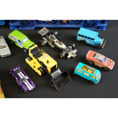 1176 - Collection of over 100 play worn diecast models, featuring mid 20th C examples, to include Matchbox,... 