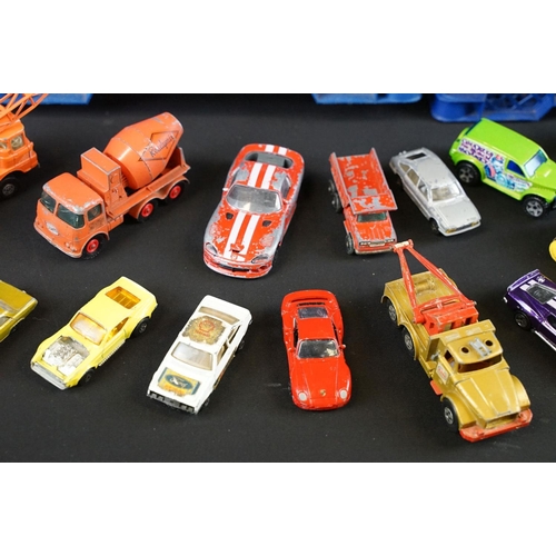 1176 - Collection of over 100 play worn diecast models, featuring mid 20th C examples, to include Matchbox,... 