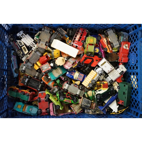 1176 - Collection of over 100 play worn diecast models, featuring mid 20th C examples, to include Matchbox,... 