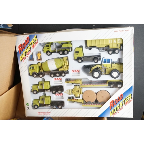 1183 - Over 50 boxed / carded diecast & plastic models to include Corgi, Chad Valley, 2 x Road Monsters set... 