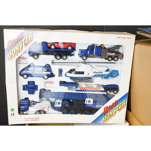 1183 - Over 50 boxed / carded diecast & plastic models to include Corgi, Chad Valley, 2 x Road Monsters set... 