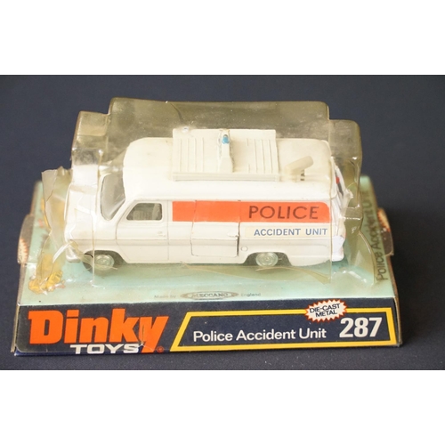 1187 - Eight boxed Dinky diecast models to include 973 Eaton Yale Articulated Tractor Shovel, 279 Aveling B... 