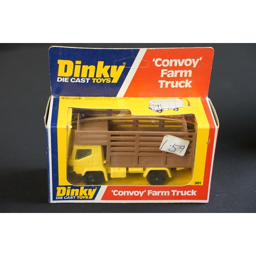 1188 - Seven boxed Dinky diecast models to include 940 Mercedes Benz Truck, 178 Mini Clubman, 382 Convoy Du... 