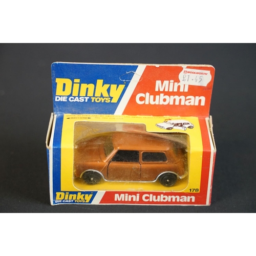 1188 - Seven boxed Dinky diecast models to include 940 Mercedes Benz Truck, 178 Mini Clubman, 382 Convoy Du... 