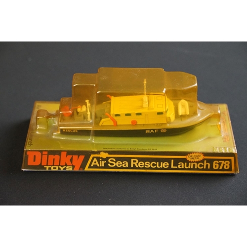 1191 - Six boxed Dinky diecast models to include 672 OSA2 Missile Boat, 673 Submarine Chaser, 675 Motor Pat... 