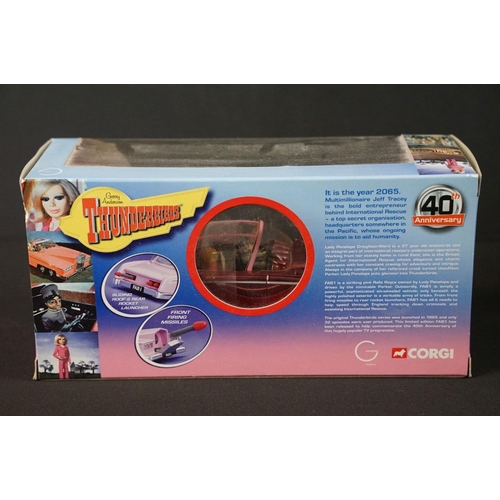 1203 - Four boxed / cased Corgi Hornby Thunderbirds diecast models to include CC00901 Thunderbirds 1 & 3, C... 