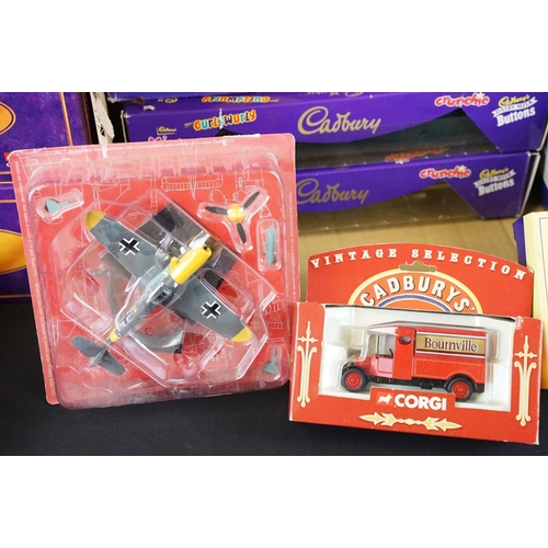 1106 - 18 Boxed diecast models featuring various Corgi Cadburys, 2 x Corgi BTC etc, diecast ex, boxes mainl... 