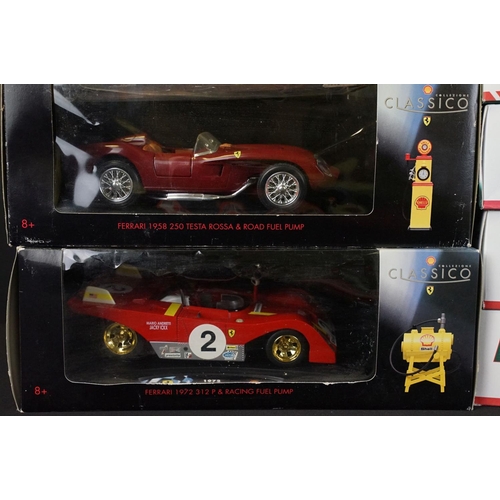 1109 - Collection of various boxed / cased diecast models to include 2 x large scale Shell Collezione class... 