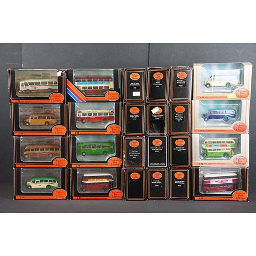 1110 - 24 Boxed EFE Exclusive First Editions diecast model buses, diecast excellent condition with small re... 