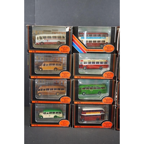 1110 - 24 Boxed EFE Exclusive First Editions diecast model buses, diecast excellent condition with small re... 