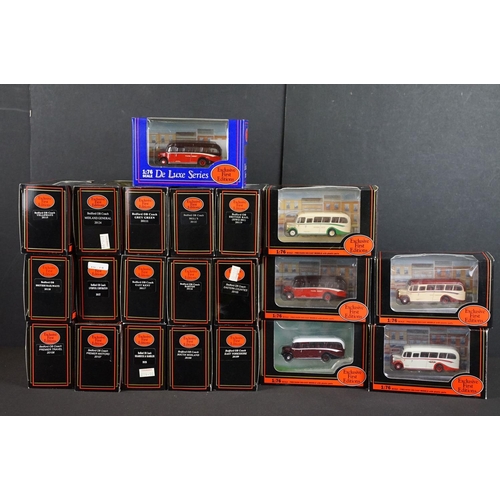 1112 - 21 Boxed EFE Exclusive First Editions diecast model buses, diecast excellent condition with small re... 