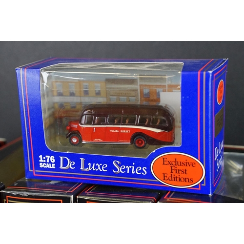 1112 - 21 Boxed EFE Exclusive First Editions diecast model buses, diecast excellent condition with small re... 