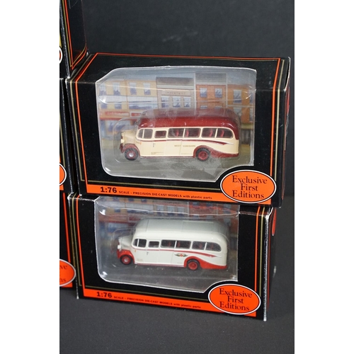 1112 - 21 Boxed EFE Exclusive First Editions diecast model buses, diecast excellent condition with small re... 