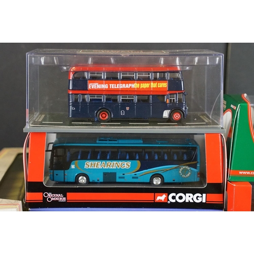 1113 - 19 boxed / cased diecast models to include 11 x EFE Exclusive First Editions diecast model buses wit... 