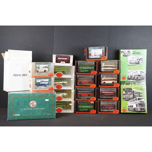 1114 - 19 Boxed EFE Exclusive First Editions diecast model buses, to include Last Days Of Southdown Gift Se... 