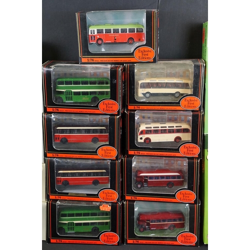 1114 - 19 Boxed EFE Exclusive First Editions diecast model buses, to include Last Days Of Southdown Gift Se... 