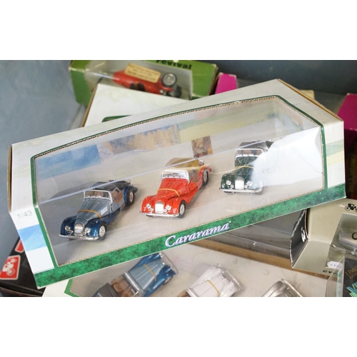 1115 - Around 70 boxed / cased Morgan diecast models to include Brumm, Schuco Junior Line, Cararama, Vitess... 