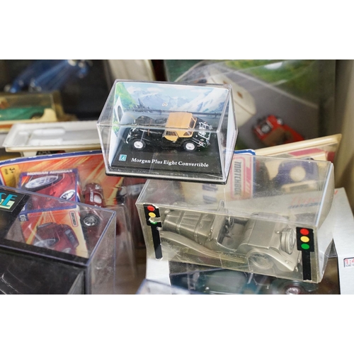 1115 - Around 70 boxed / cased Morgan diecast models to include Brumm, Schuco Junior Line, Cararama, Vitess... 