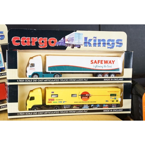 1116 - Over 70 boxed / carded diecast & plastic models to include 12 x Cargo Kings, 4 x Italeria, Corgi, Bu... 